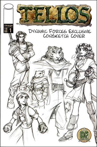 Tellos issue 1-D Dynamic Forces ConSketch Cover 1/5000