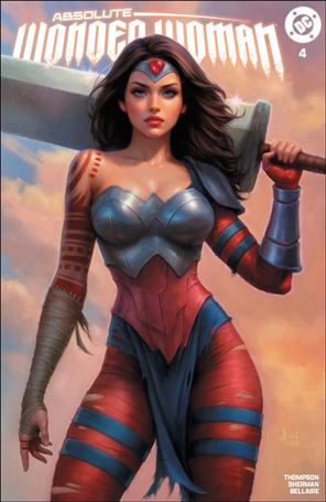 Absolute Wonder Woman issue 4-G Retailer Exclusive Will Jack Dress Cardstock Cover