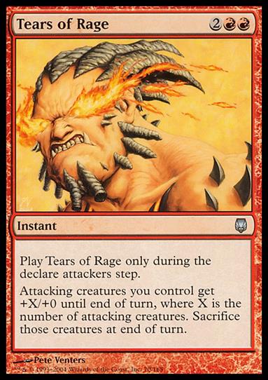 Magic the Gathering: Darksteel (Base Set) card 70 Tears of Rage