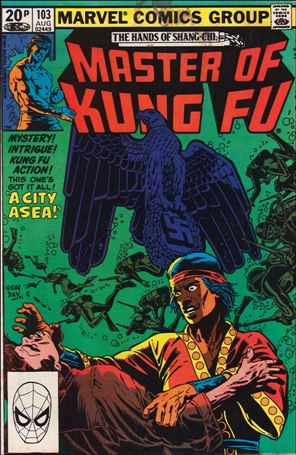Master of Kung Fu (1974) issue 103-B UK Price Cover