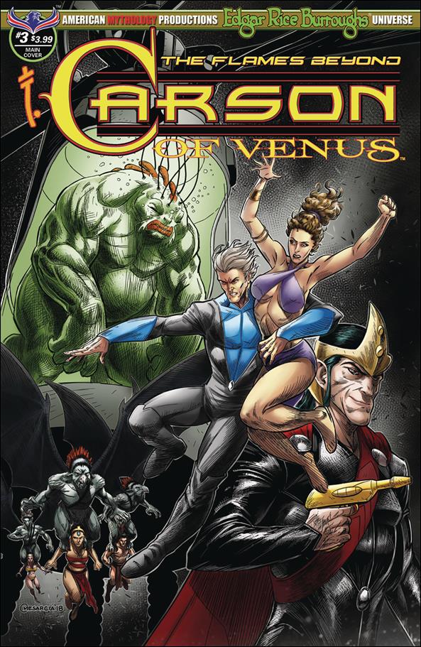 Edgar Rice Burroughs' Carson of Venus: The Flames Beyond issue 3 Michael William Kaluta Cover