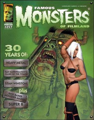 Famous Monsters of Filmland issue 257 Heavy Metal Diamond Cover