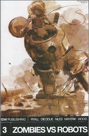 Zombies vs Robots (2015) issue 3 Ashley Wood Cover