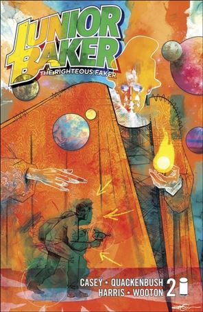 Junior Baker the Righteous Faker issue 2 Ryan Quackenbush Cover