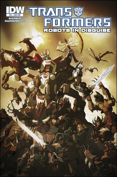 Transformers: Robots in Disguise (2012) issue 34-B Casey W. Coller Subscription Cover