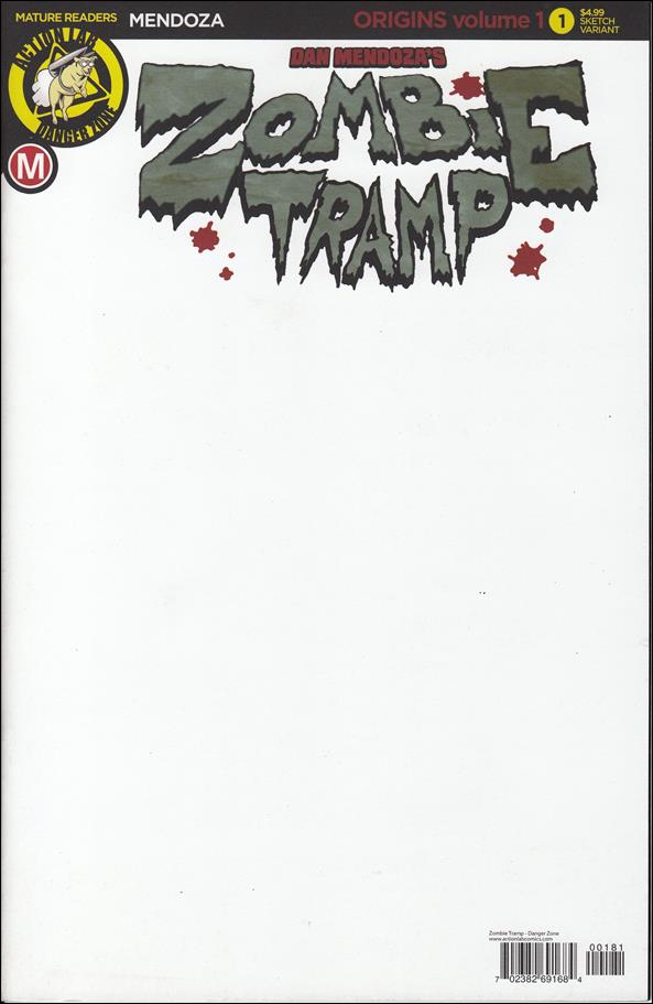 Zombie Tramp Origins issue 1-H Blank Sketch Cover