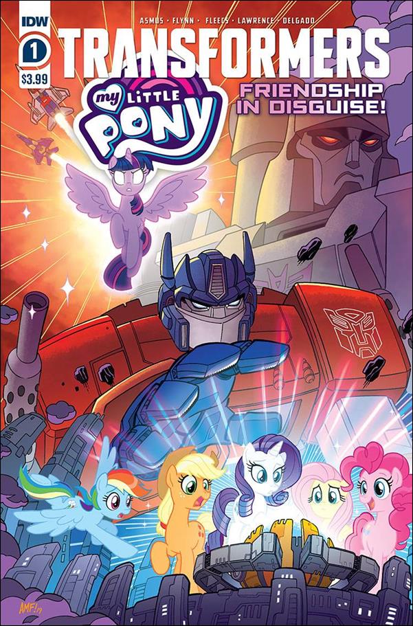 My Little Pony/Transformers issue 1 Tony Fleecs Cover