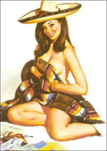 Elvgren's Calendar Pinups (Base Set) card 46 Pleasant To Si
