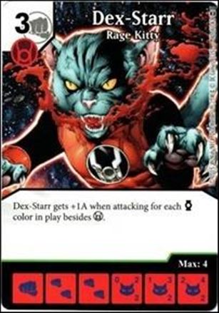 DC Comics Dice Masters War of Light card 80 Dex-Starr: Rage Kitty