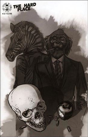 Hard Place issue 3-C Brian Stelfreeze Black & White Cover