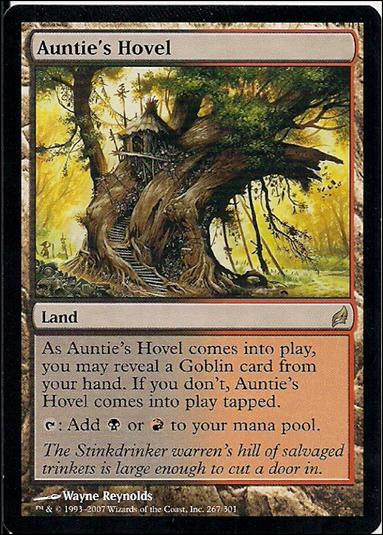 Magic the Gathering: Lorwyn (Base Set) card 267 Auntie's Hovel