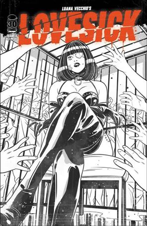 Lovesick issue 3-C Luana Vecchio B&W Cover