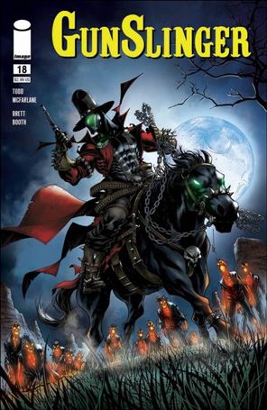 Gunslinger Spawn issue 18-B Kevin Keane Cover
