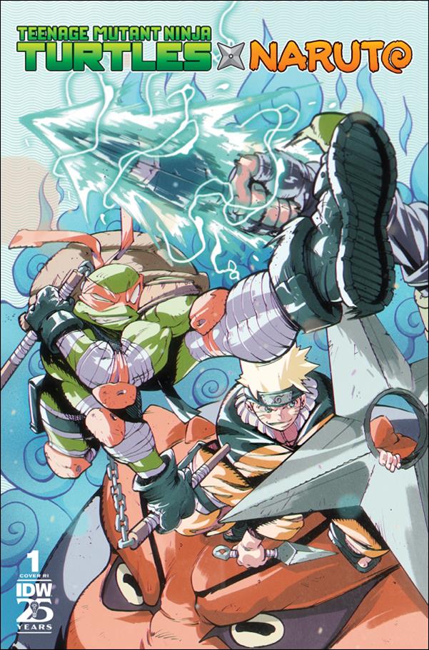 Teenage Mutant Ninja Turtles x Naruto issue 1-I Ricardo López Ortiz 1:75 Cover