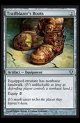 Magic The Gathering: Zendikar (Base Set) card 208 Trailblazer's Boots