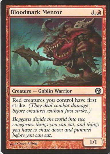 Magic the Gathering: Duels of the Planeswalkers (Base Set) card 40 Bloodmark Mentor
