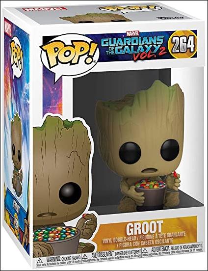POP! Marvel figure 264 Groot with candy