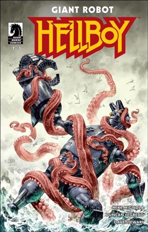 Giant Robot Hellboy issue 2 Duncan Fegredo Cover