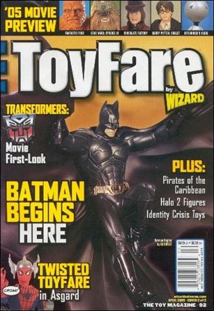 Toyfare: The Toy Magazine issue 92-B Batman Begins Movie Cover