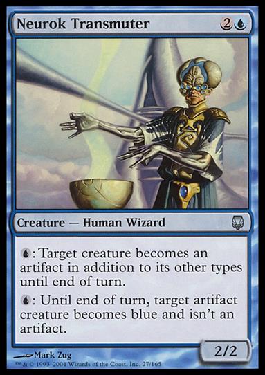 Magic the Gathering: Darksteel (Base Set) card 27 Neurok Transmuter