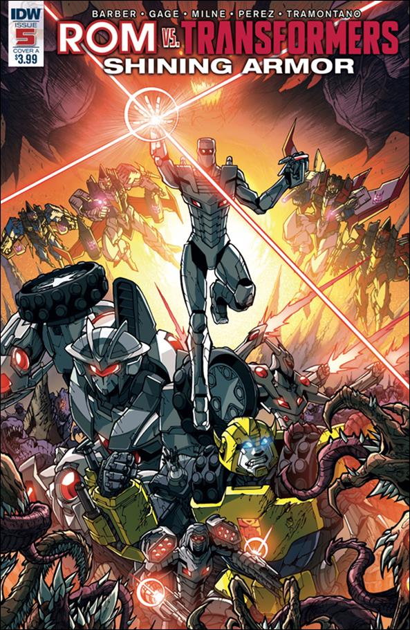 Rom Vs Transformers: Shining Armor issue 5 Alex Milne Cover