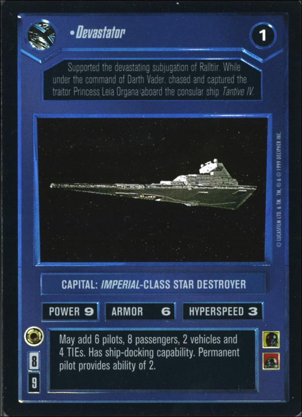 Star Wars: Reflections: A Collector's Bounty (Base Set) card 38 Devastator
