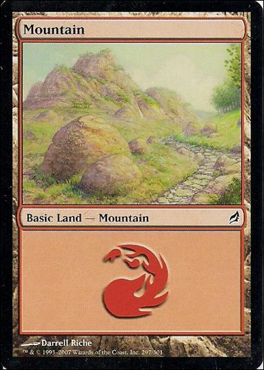 Magic the Gathering: Lorwyn (Base Set) card 297 Mountain