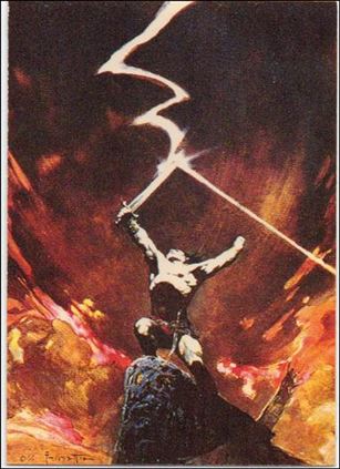 Frazetta (Base Set) card 59 Against the Gods