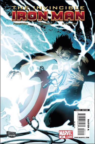 Invincible Iron Man (2008) issue 21-B Patrick Zircher Wraparound Cover