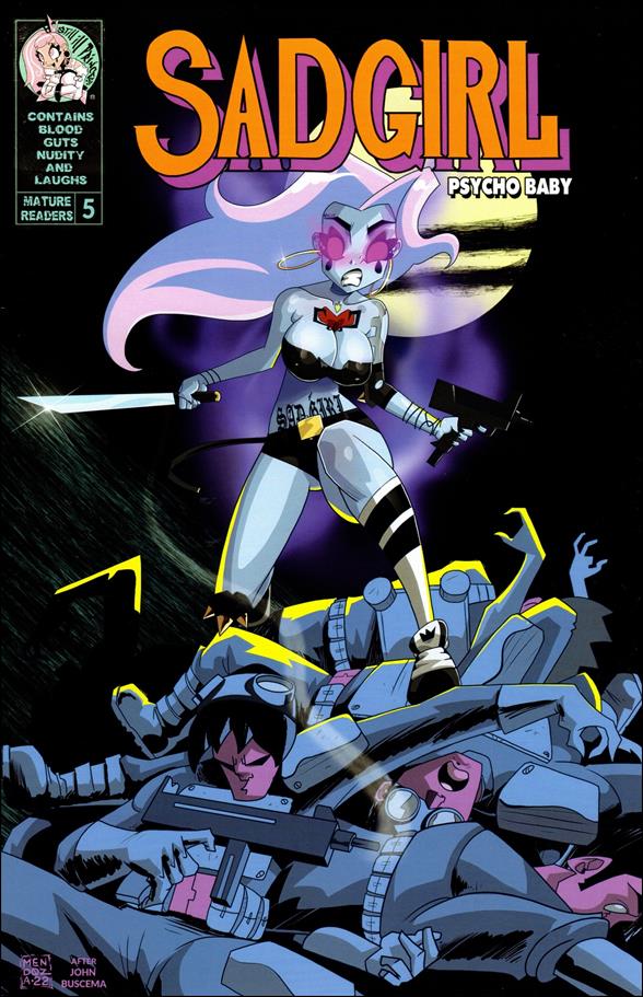 Sad Girl Psycho Baby issue 5 Dan Mendoza Homage Cover