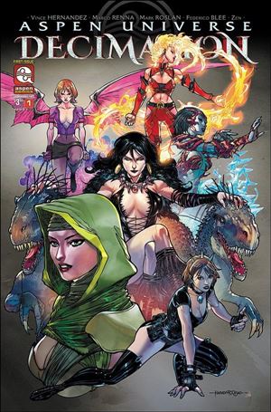 Aspen Universe: Decimation issue 1-C Harvey Tolibao Cover