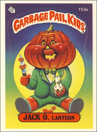 Garbage Pail Kids: Series 04 (Base Set) card 153a Jack O. Lantern
