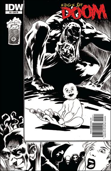 Edge of Doom issue 3-B 1:10 Sketch Cover