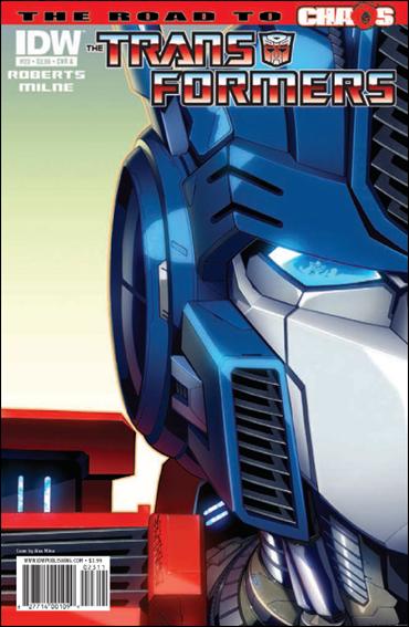 Transformers (2009) issue 23 Left Side "Optimus Prime" Cover