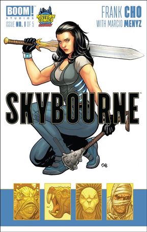 Skybourne issue 1-F Frank Cho Midtown Comics Cover