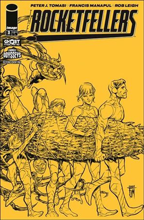 Rocketfellers issue 2-D Francis Manapul Cover  (Second Printing)