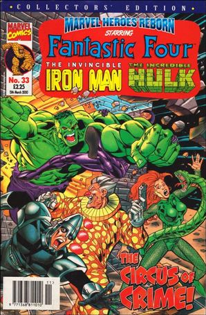 Marvel Heroes Reborn (UK) issue 33 Cardstock Cover