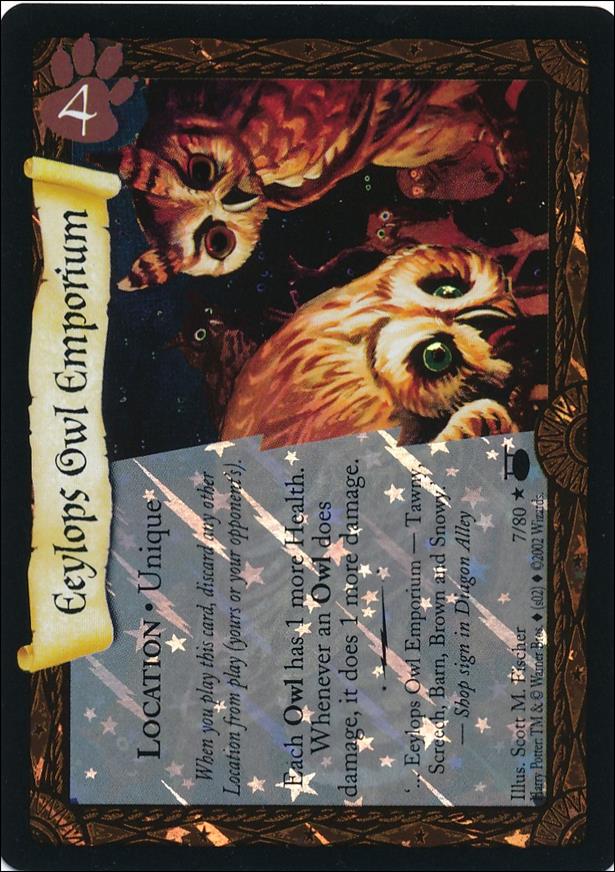Harry Potter: Diagon Alley (Base Set) card 7-B Eeylops Owl Emporium