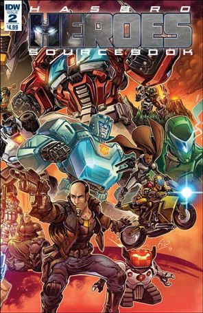 Hasbro Heroes Sourcebook issue 2 Fico Ossio Cover