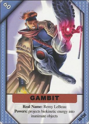 Marvel ReCharge: Inaugural Edition (Base Set) card 38 Gambit