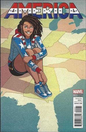 America (2017) issue 3-C Tradd Moore 1:25 Cover