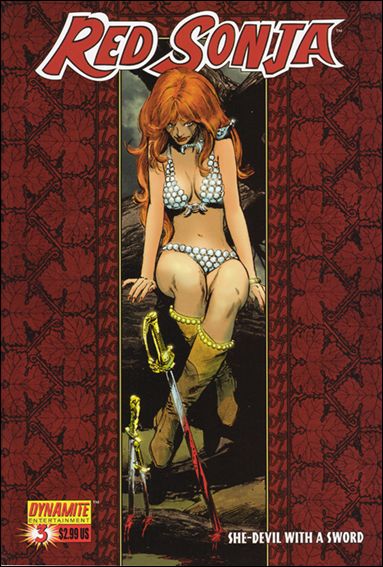Red Sonja (2005) issue 3-E Neal Adams 1:50 Cover