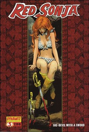 Red Sonja (2005) issue 3-E Neal Adams 1:50 Cover