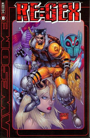 Regex issue 0 Rob Liefeld "Black & Red" Cover