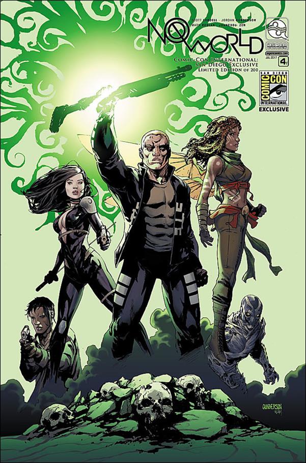 No World issue 4-F Jordan Gunderson San Diego Comic Con Cover 1/200