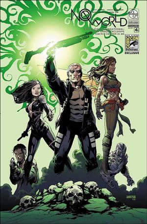No World issue 4-F Jordan Gunderson San Diego Comic Con Cover 1/200