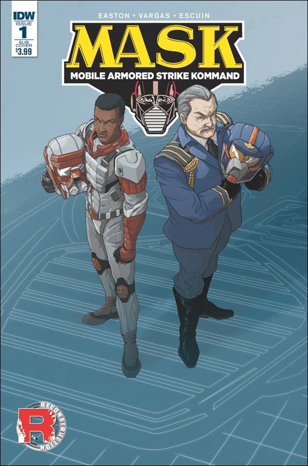 M.A.S.K.: Mobile Armored Strike Kommand issue 1-B  Joe Suitor Subscription Cover