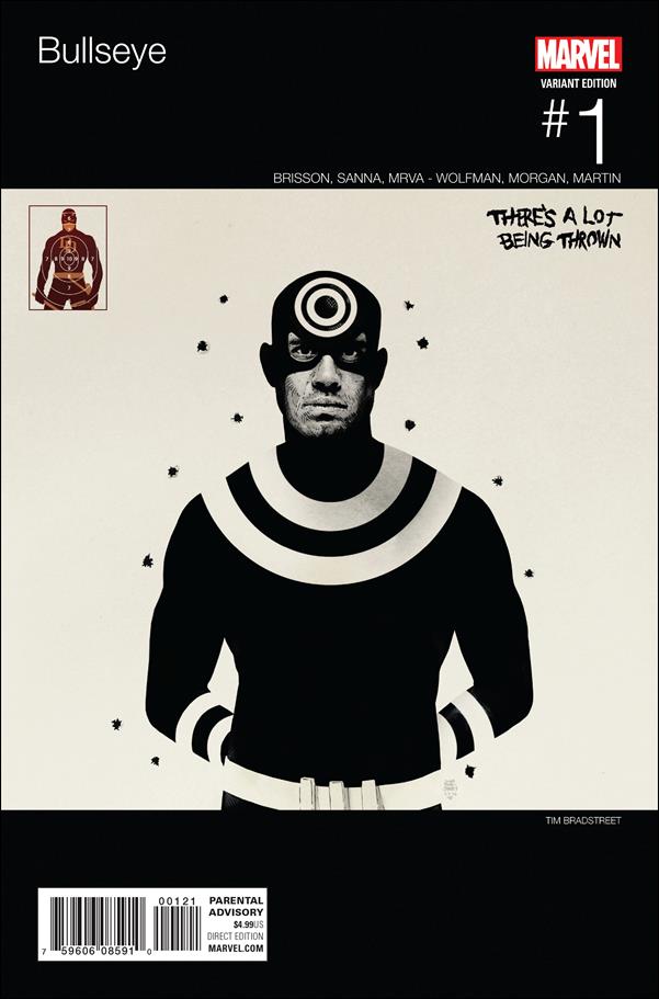 Bullseye issue 1-B Tim Bradstreet Hip Hop Cover