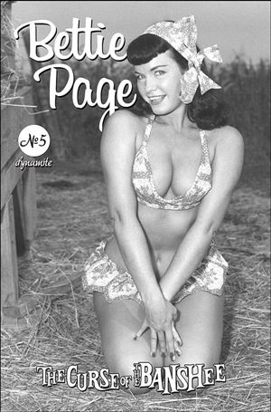 Bettie Page: The Curse of the Banshee issue 5-E Pin Up Photo Cover