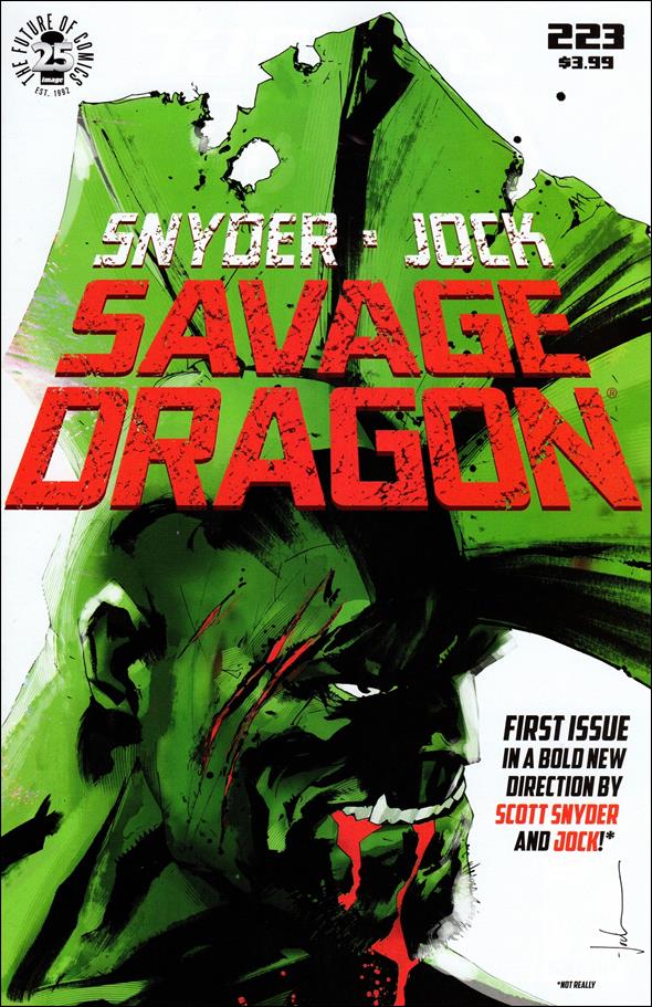 Savage Dragon (1993) issue 223-B Jock Cover